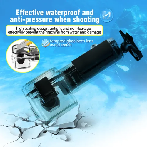 Miniatura 4 de 50M (164ft) Osmo Pocket 3 Carcasa impermeable para DJI Osmo Pocket 3 Accesorios a prueba de agua, carcasa protectora de buceo subacuático Shell Osmo
