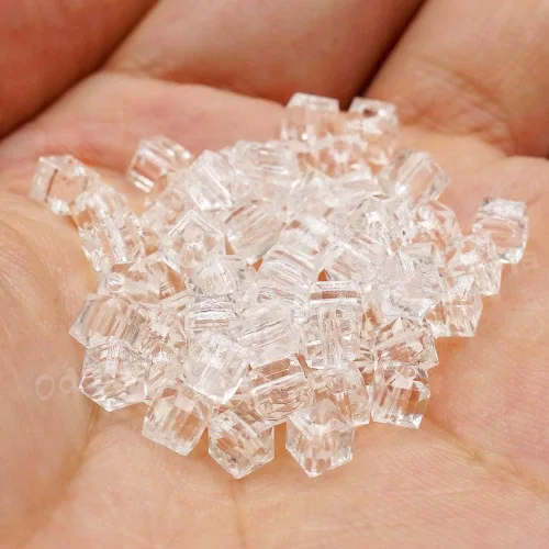 Miniatura 4 de Odoria 1/12 cubos de hielo en miniatura accesorios de decoración de casa de muñecas