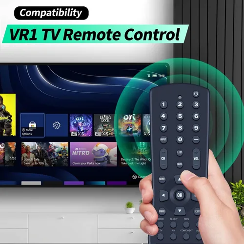 Miniatura 2 de VR1 Nuevo control remoto universal para TV LCD Vizio y TV de plasma JV50P VX52L VX42L VX37L VW42L VW37L VW26L VW22L VU42L VS42L VA26L VA22L VA220E