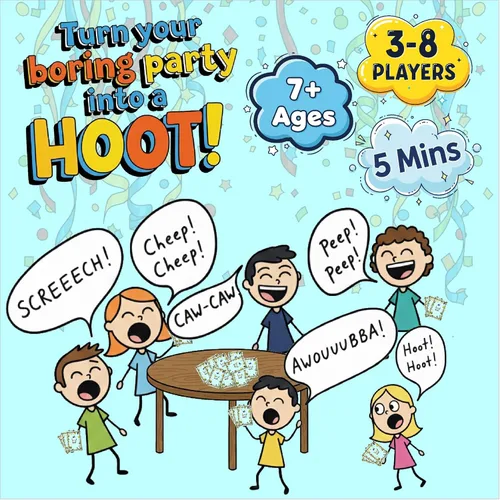 Miniatura 2 de Bird Call - Un juego de fiesta animado y deliciosamente absurdo de 5 minutos - Juego de cartas de alta energía - Regalos para aves - Regalos