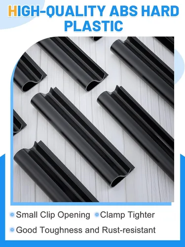 Miniatura 4 de 48 piezas de clips para cubierta de piscina de invierno de 4.7" - Kit de cierre de piscina para piscinas de pared de acero sobre el suelo