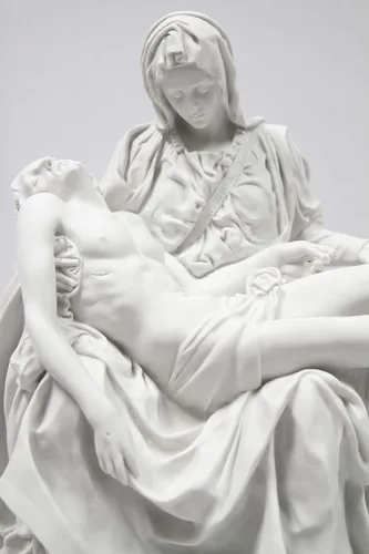 Miniatura 4 de Estatua católica de Pieta Michelangelo de 18 pulgadas Jesús María Vittoria Collection Made in Italy