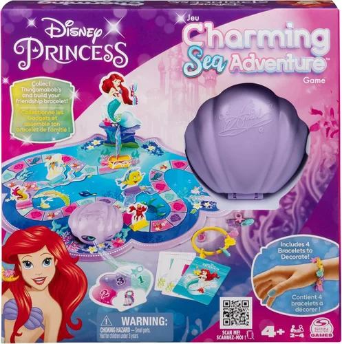 Miniatura 6 de Spin Master Games, Disney Princess, Juego Encantador de Aventura Marina de la Sirenita, Juguetes de Disney Princess para Niños, para 2-4 Jugadores