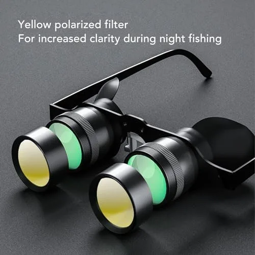 Miniatura 4 de Lentes binoculares, lente HD con zoom 3X, distancia de enfoque ajustable, para pesca, observación de aves, deportes, conciertos, teatro, ópera, TV