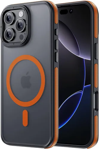 Miniatura 89 de Tigowos Magnetic Guardian - Funda diseñada para iPhone 11 Pro [probada en caídas de grado de 10 pies y compatible con MagSafe] Funda delgada Negro