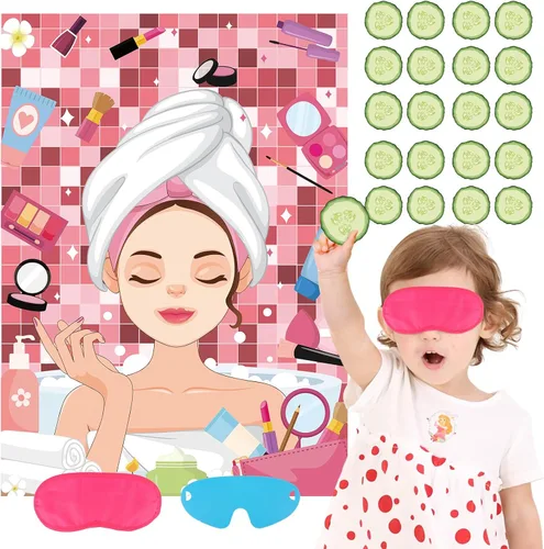 Miniatura 15 de Pin The Pacifier On The Baby Game Póster de juegos de chupetes con 64 calcomanías para chupetes para baby shower, regalos de fiesta, suministros