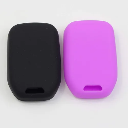 Miniatura 2 de 2 piezas de silicona 5 botones Smart Key Fob Cover Remote Keyless Entry Bag Compatible con GMC Acadia Terrain Yukon Chevrolet Suburban Tahoe HYQ1AA