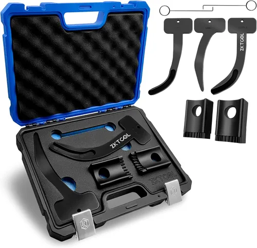 Miniatura 9 de ZKTOOL 7 PIEZAS Herramientas de Cadena de Distribución de Árbol de Levas Phaser - Compatible con VW Jeep Chrysler Dodge 3.6L Pentastar 10200A+10202