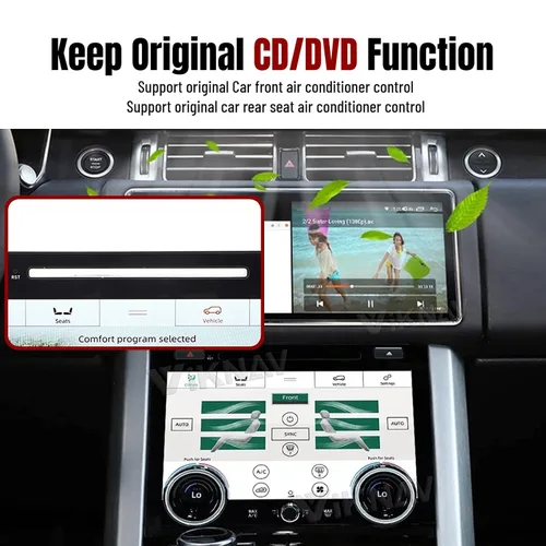 Miniatura 4 de Pantalla táctil de CA para automóvil Land L405 2013 a 2017, reemplazo de panel táctil de control de temperatura de aire de 10 pulgadas, accesorios