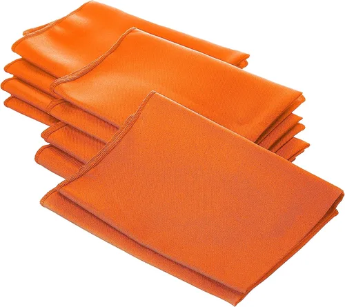 Miniatura 102 de LA Linen Paquete de 10 servilletas de popelina de poli, servilletas de tela suave, servilletas lavables y reutilizables, servilletas de mesa