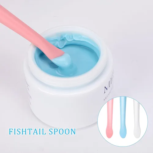 Miniatura 5 de Aplicador de máscara facial, paquete de 3 cepillos de silicona suave para mascarilla facial de doble cabeza, aplicador de máscara de barro, cuchara
