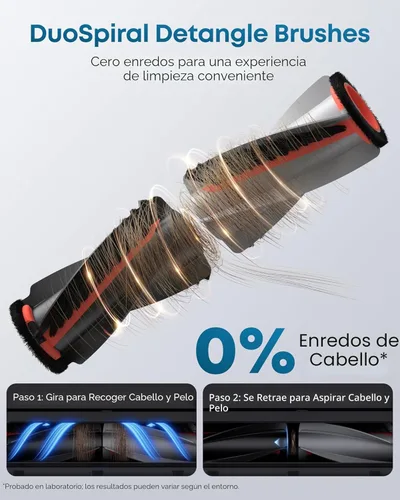 Miniatura 6 de eufy Aspiradora robot E25, succión de 20,000 Pa, trapeador de rodillo HydroJet siempre limpio, robot aspirador y trapeador todo en uno, limpieza