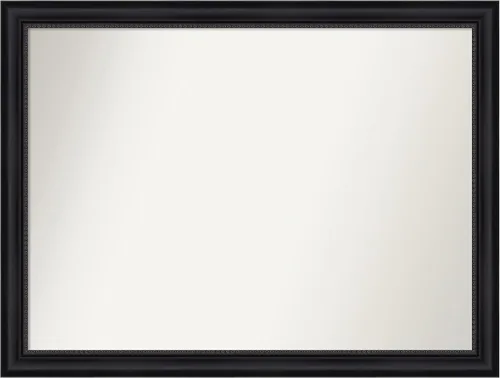 Miniatura 386 de Amanti Art Espejo personalizado, espejo de baño negro Astor, espejo de pared o espejo de tocador de baño sobre el fregadero (25 x 25 pulgadas)