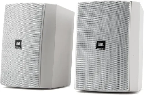 JBL XD-6 Altavoces para todo tipo de clima para interiores y exteriores, color blanco, par