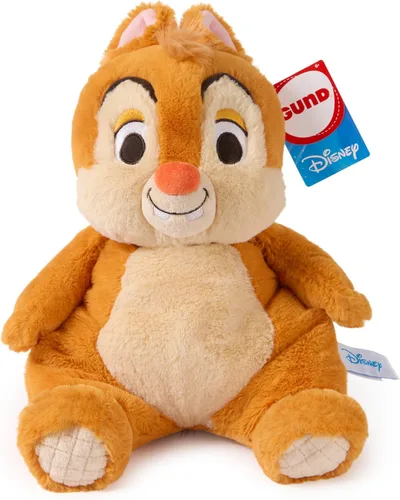 Miniatura 9 de GUND Disney - Peluche oficial de Chip Oh So Snuggly, peluche de Chip y Dale de Disney, animal de peluche de ardilla para bebés y bebés, marrón, 12.5
