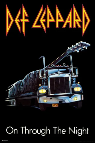 Miniatura 4 de Def Leppard Póster de la banda de rock de los 80, tapiz enmarcado, decoración de pared, impresión artística genial, póster de pared de 12x18
