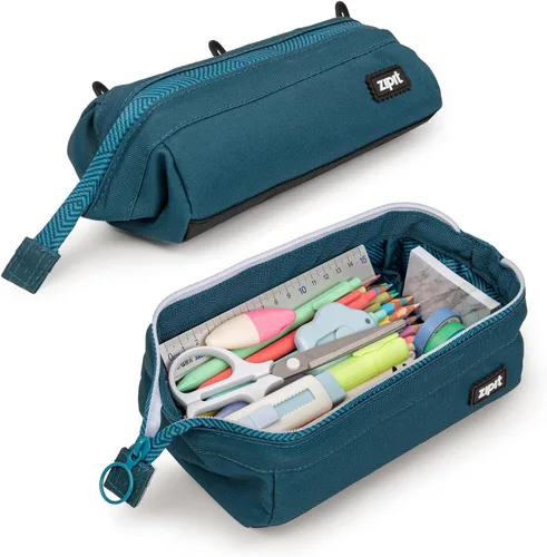 Miniatura 8 de ZIPIT Lenny - Estuche para lápices, bolsa con cremallera de gran capacidad para la escuela, bolsa de papelería para adolescentes, niñas, niños