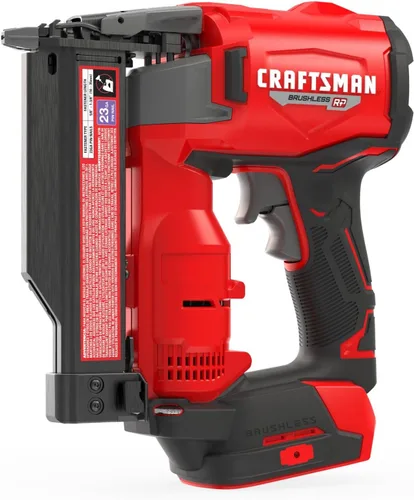 CRAFTSMAN V20 RP Clavadora de clavos, pistola de clavos, 23GA, para clavos de pasador de 5/8-1-3/8 pulgadas, solo herramienta desnuda (CMCN623B)