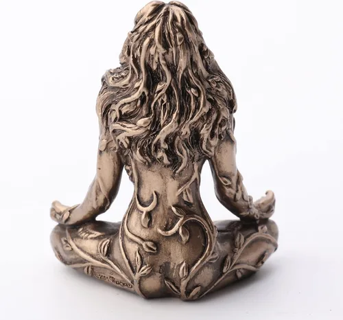 Miniatura 5 de Veronese Design 2.5" Madre Tierra Gaia Sentado Lotus Pose
