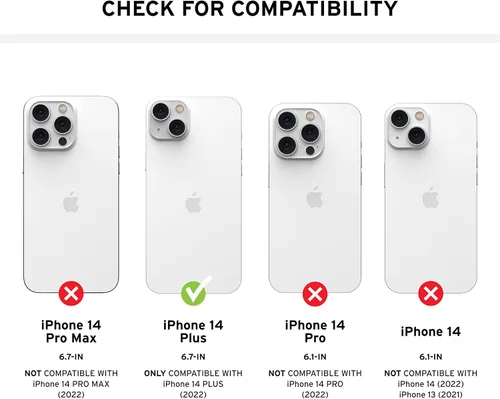 Miniatura 2 de URBAN ARMOR GEAR UAG - Funda diseñada para iPhone 14 Plus de fibra de carbono de 6.7 pulgadas, imán integrado compatible con carga MagSafe