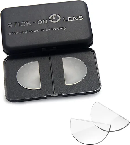 OKH Paquete de 3 lentes de lectura adhesivos, lentes bifocales de aumento adhesivo para lentes de sol, gafas de seguridad, no necesita agua
