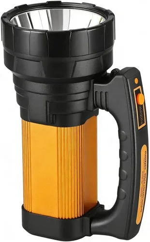 Miniatura 5 de Linterna recargable de 1200 lm, linterna de mano impermeable IP67 con 3400 mAh, 30 horas de funcionamiento, salida USB, foco LED con correa