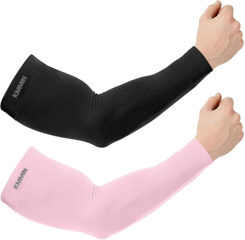 Miniatura 16 de KMMIN - Mangas para brazo con protección de rayos ultravioleta para conducción, ciclismo, golf, baloncesto.