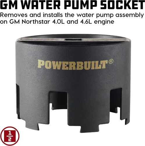 Miniatura 2 de Alltrade 648203M 1/2" Dr. Gm - Enchufe para bomba de agua, color negro