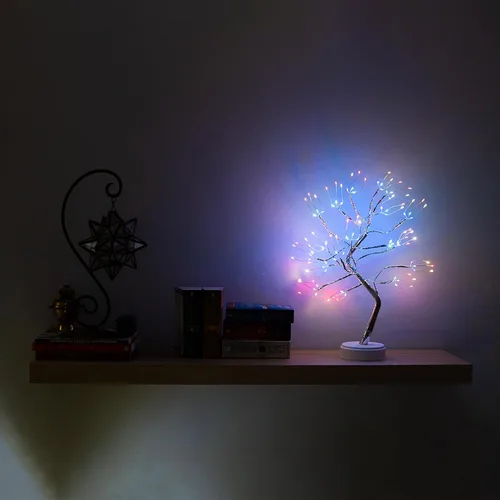 Miniatura 7 de Lámpara de árbol de hadas centelleante, lámpara de árbol espíritu, lámpara de árbol de bonsái, árbol de luces de hadas, bonita decoración estética