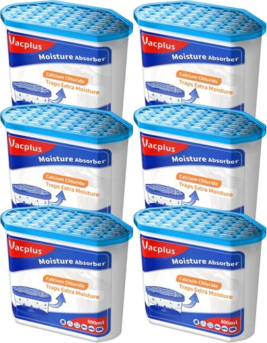 Miniatura 2 de Vacplus - Cajas de absorción de humedad, 10.5 onzas, deshumidificadores fragantes para armario, recolectan la humedad de baños, cocinas y estudios