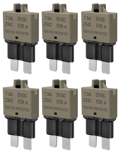 Miniatura 8 de Kit surtido de fusibles ATC ATO automotrices de bajo perfil para coche, fusibles resettables 3A 5A 7.5A 10A 15A 20A 25A 30A, fusibles estándar