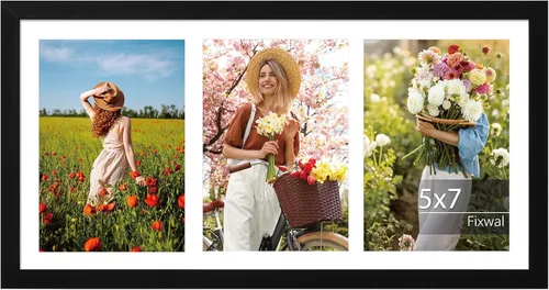 Miniatura 9 de Fixwal 8x10 Collage Picture Frame with Two Openings for Displaying 4x6 Pictures, 4x6 Picture Frame Collage, Gallery Wall Frame, Multi Picture Frames