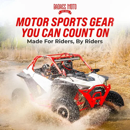 Miniatura 7 de Badass Moto Asas de agarre de barra antivuelco - Asas de agarre SXS, ATV y UTV Negro 2-PK