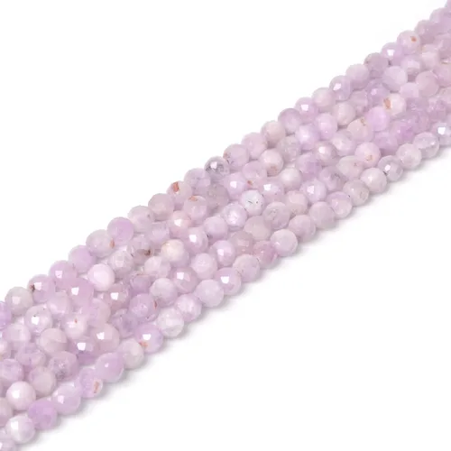 Miniatura 29 de Cuentas redondas facetadas de aguamarina natural de 4mm cuentas sueltas de 16 pulgadas para hacer joyas con cuentas