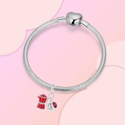 Miniatura 181 de Abalorios de plata de ley 925 con letras de la A ~ Z, para pulseras, collares, Día de San Valentín, Día de la Madre, joyería regalos para mujeres