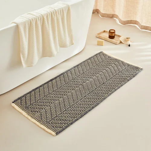 Miniatura 7 de BULULOM Alfombras de Baño Boho, Alfombra de Baño Waffle Mejorada, Alfombras de Baño Súper Absorbentes Antideslizantes, Alfombras Lavables a Máquina
