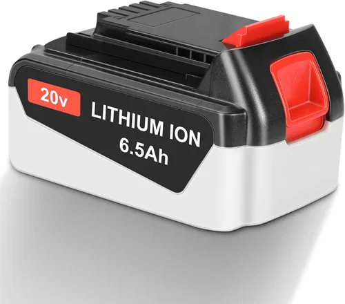 JYJZPB Batería LB2X4020 de 6.5Ah compatible con batería de litio Black and Decker de 20 V LB20 LBX20 LBX4020, para Black+Decker LBXR20 batería
