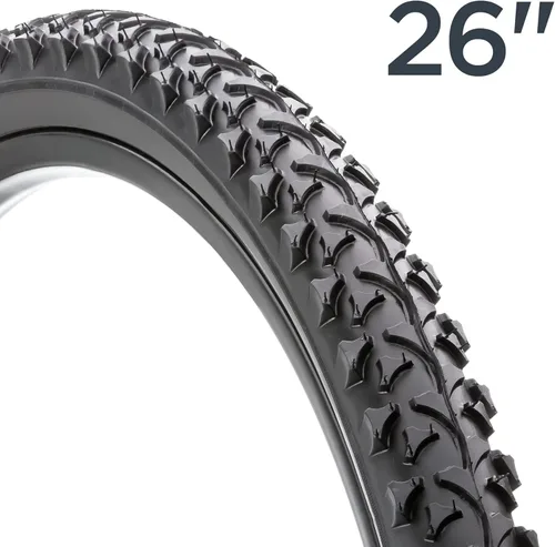 Miniatura 4 de Schwinn Neumático de Repuesto para Bicicleta, Neumático de Bicicleta de Montaña de 26" x 1.95", Banda de Rodadura de Alta Tracción, Construcción