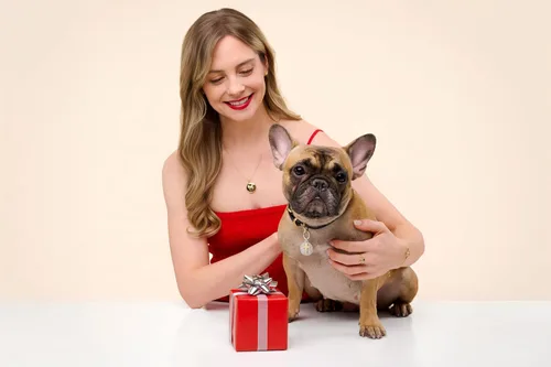Miniatura 9 de SCAMPER & CO Pulseras con dije de cachorro de raza de perro, circonita cúbica y espinela negra para mujer - Pulseras de plata esterlina chapadas