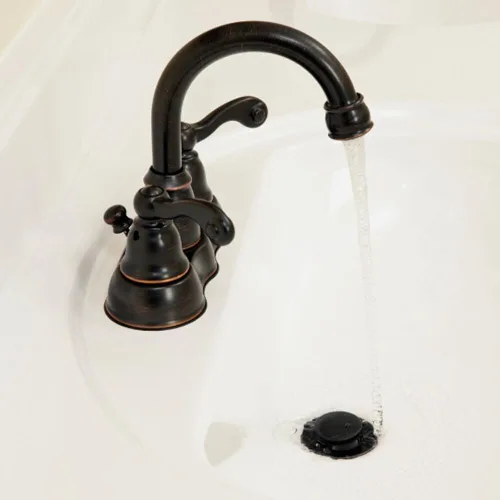 Miniatura 2 de Reemplazo de tapón emergente para fregadero de baño para conjunto de drenaje emergente de lavabo, bronce frotado con aceite, 11043