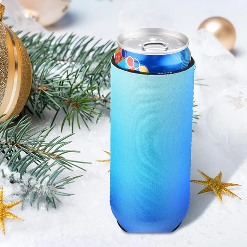 Miniatura 4 de Boao 18 fundas delgadas para enfriar latas, de neopreno, aisladas, para latas de bebidas, taza de café, funda reutilizable para bodas, despedidas