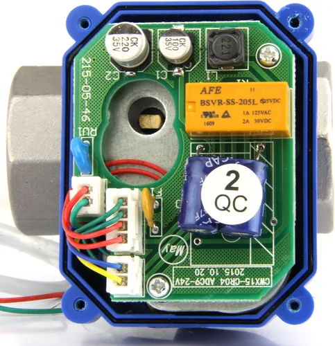 Miniatura 6 de U.S. Solid CR-02 Válvula de bola motorizada, 3 cables, Gris, 2.00watts, 12.00 volts