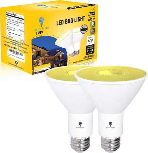 Miniatura 7 de Paquete de 2 bombillas LED PAR30 de inundación del anochecer al amanecer para exteriores con sensor de fotocélula, 12W equivalente a 100 vatios