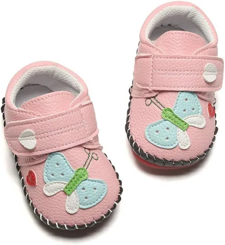Miniatura 5 de HsdsBebe Zapatos deportivos de piel sintética para bebés, niños y niñas, con suela de goma, primeros pasos, zapatillas de cuna