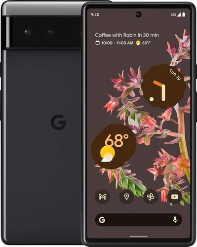 Miniatura 8 de Google Pixel 6 - Teléfono Android 5G, teléfono inteligente desbloqueado con lente ancha y ultraancha, 128 GB, color negro tormentoso