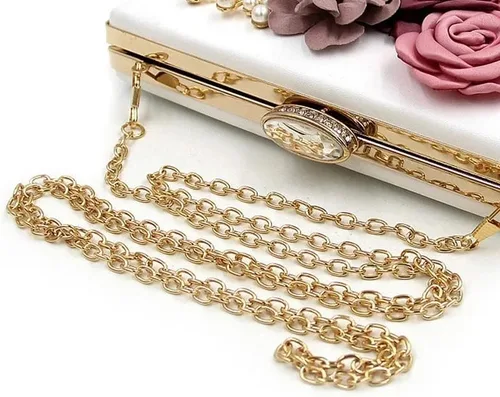 Miniatura 3 de QUUL Bolso de mano para mujer, bolso floral para fiesta, boda, noche