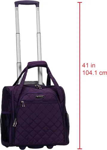 Miniatura 34 de Rockland Melrose - Maleta con ruedas, de porte vertical, para caber debajo del asiento, Rojo), BF31-RED