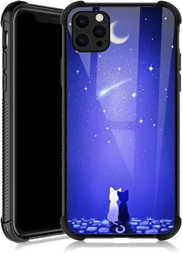 Miniatura 12 de ZHEGAILIAN Funda compatible con iPhone 13 Pro, fundas Cat Heartbeat 13 Pro para niñas, esquinas reforzadas, TPU suave, a prueba de golpes, Latido