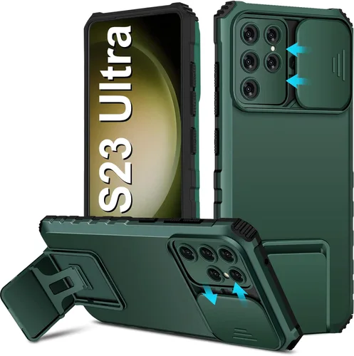 Miniatura 8 de S22 Ultra - Funda compatible con Samsung Galaxy S22 Ultra 5G [versión 2022], funda para cámara deslizante, funda de teléfono a prueba de golpes