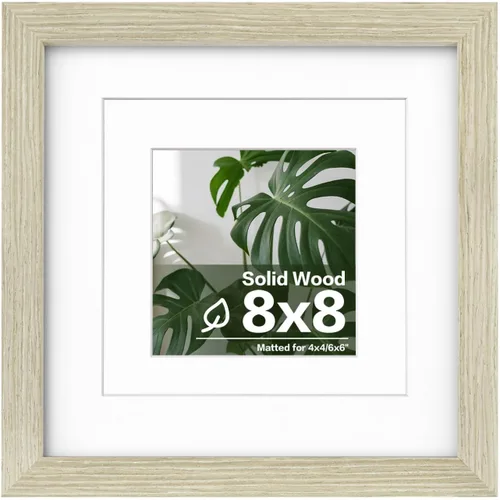 Miniatura 182 de Egofine - Portarretratos de 4 x 6 pulgadas, de madera maciza con plexiglás, para fotos de 3.5 x 5 con paspartú o de 4 x 6 sin paspartú, para colocar